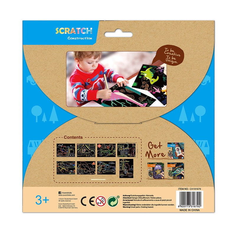 Avenir Construction Scratch Art