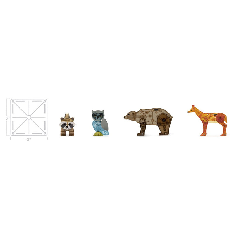MAGNA-TILES Forest Animals 25-Piece Set