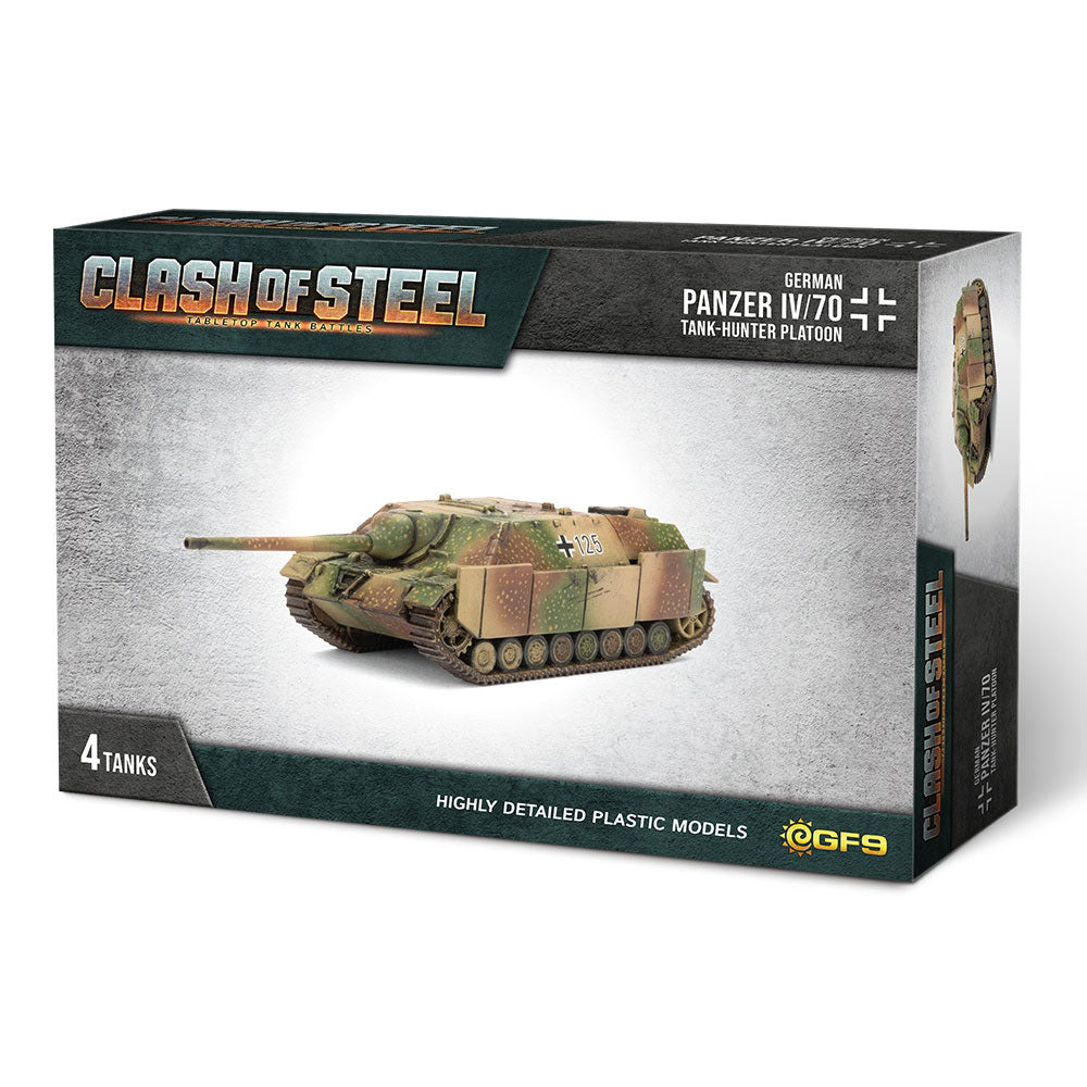 Clash of Steel Panzer IV/70 Tank-Hunter Platoon Miniature