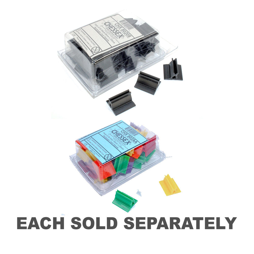 Chessex Rectangle Card Stands 35pcs (18x20mm)
