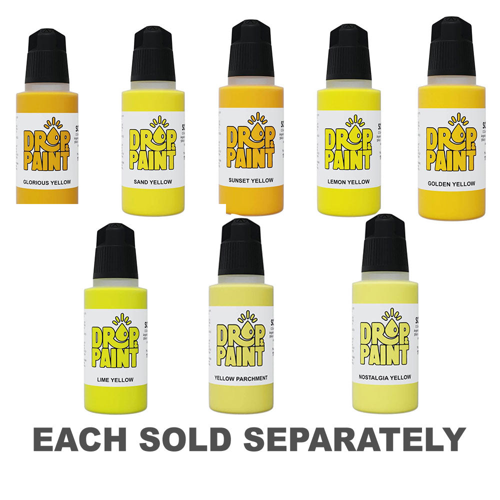Scale 75 Drop and Paints Acrylic Paint 17mL (Yellow)