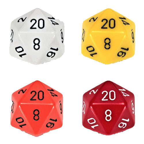 CHX Opaque D20 Dice 34mm