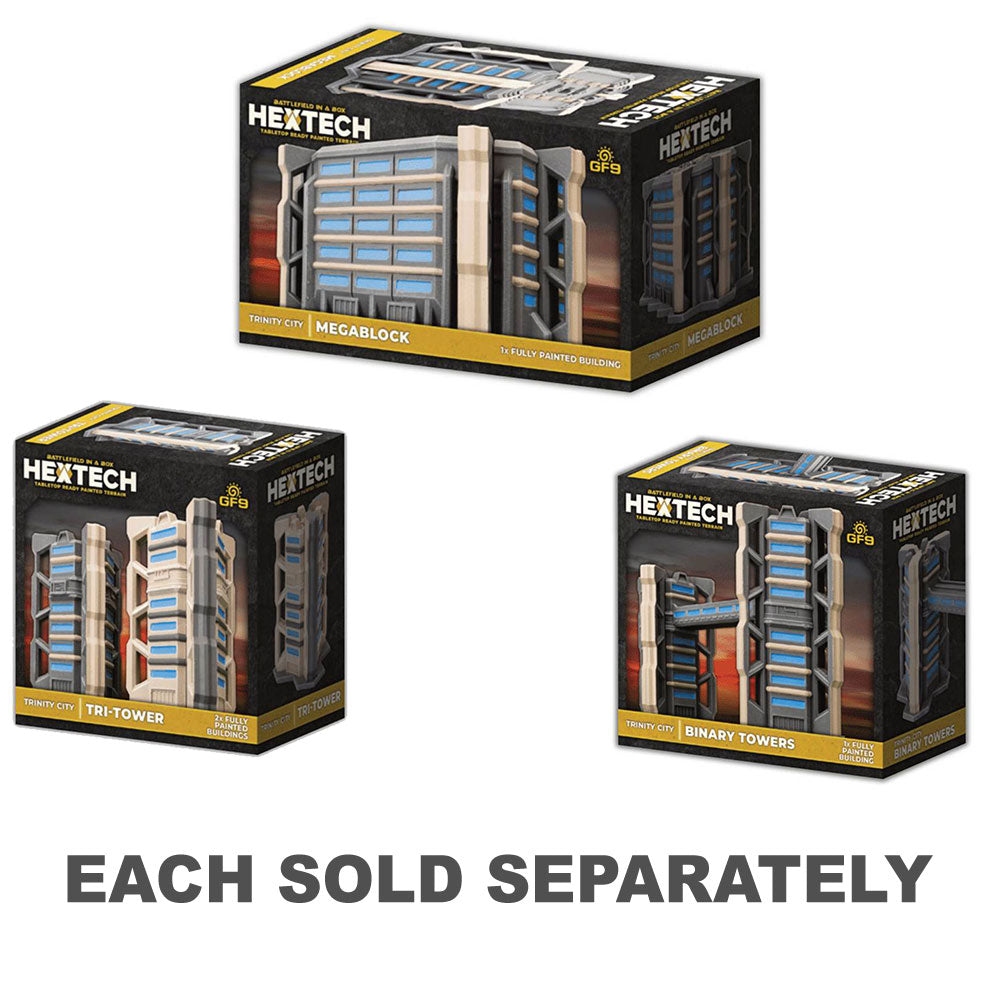 Hextech Trinity City Terrain Model