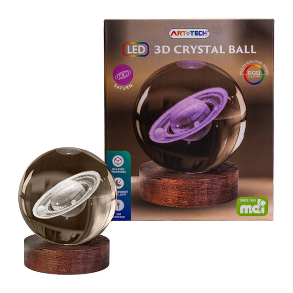 3D Crystal Ball Lamp