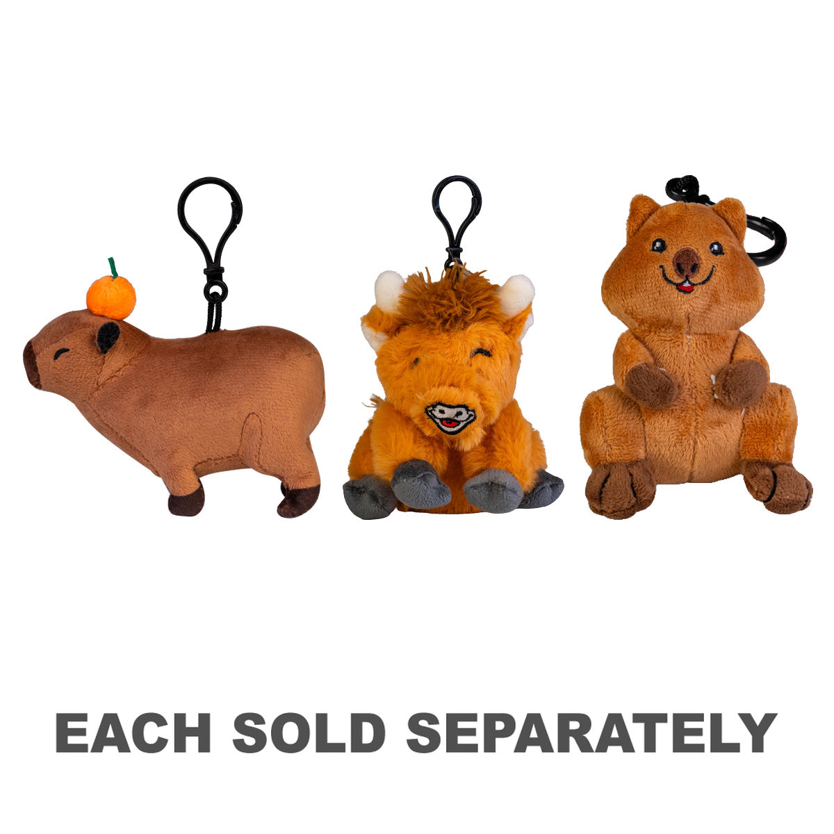Animal Plush Keychain Toy