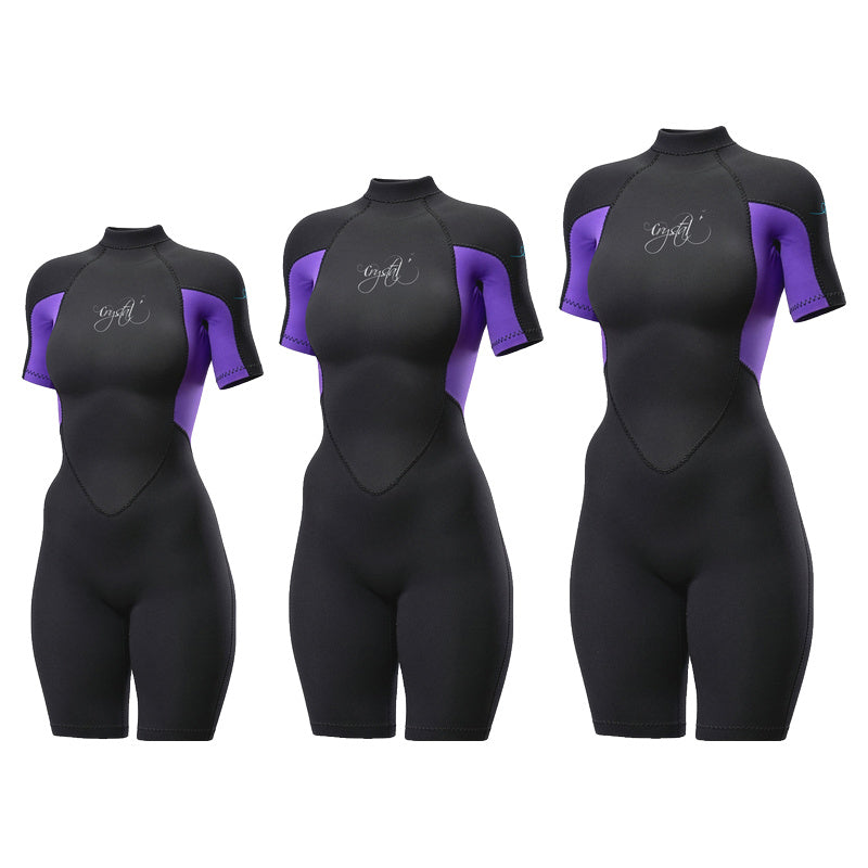 Ladies' Superstretch Springsuit 2mm (Purple/Black)