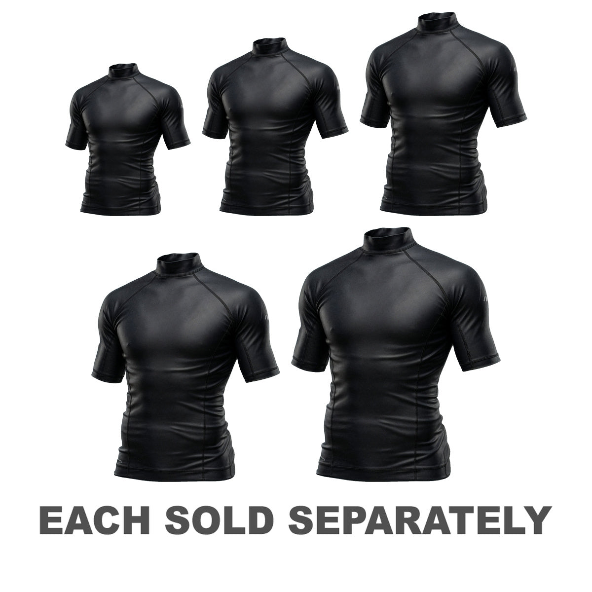 Mirage Men's Short Sleeve Rash Top (Black)