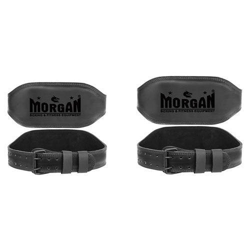 Morgan B2 Bomber Wide Leather Weight Lifting Belt 15cm