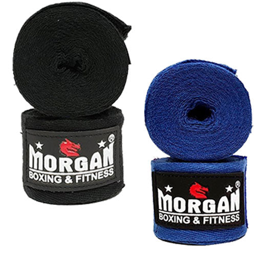 Morgan Cotton Boxing Hand Wraps Pair (180"-4m)