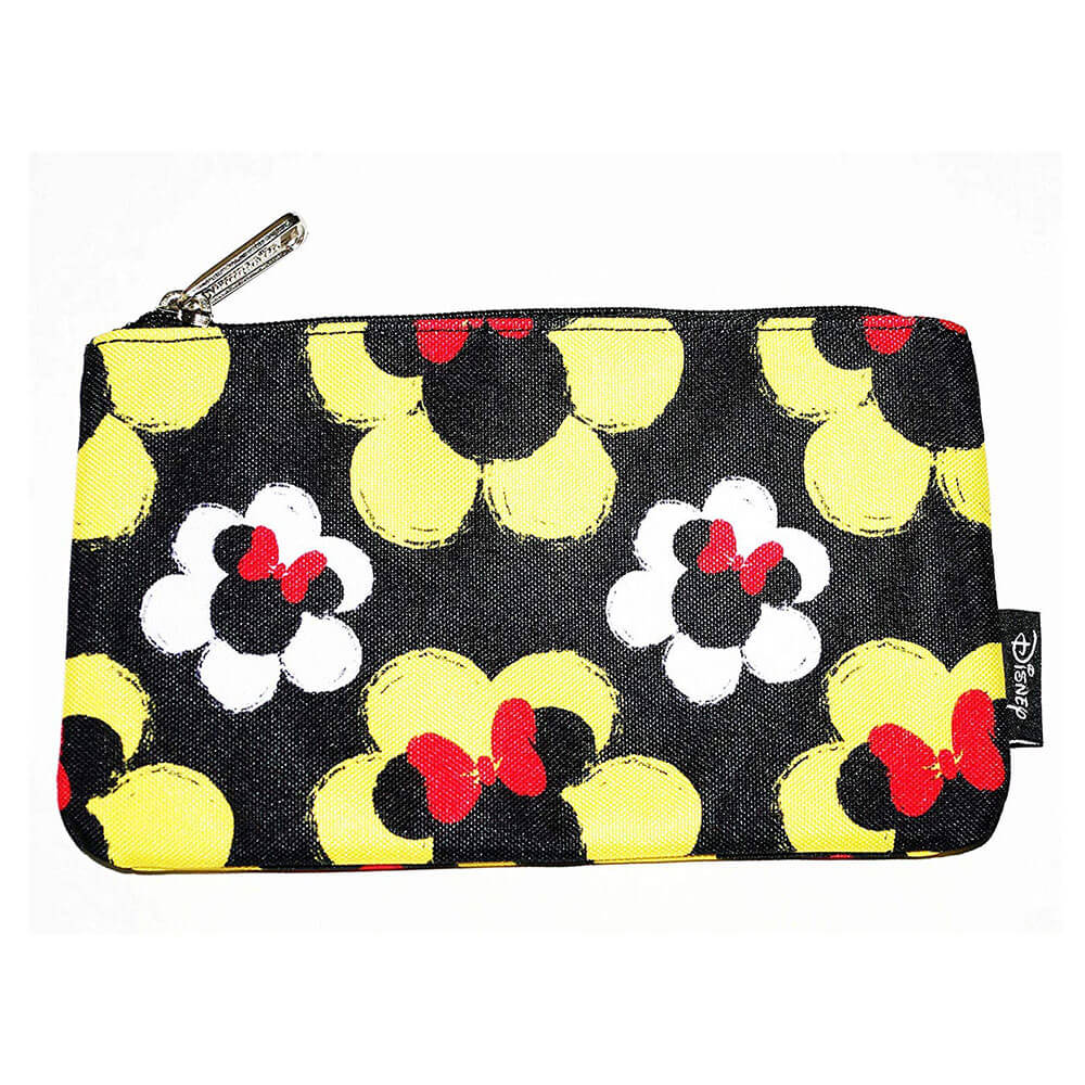 Mickey Mouse Minnie Flower Print Pencil Case